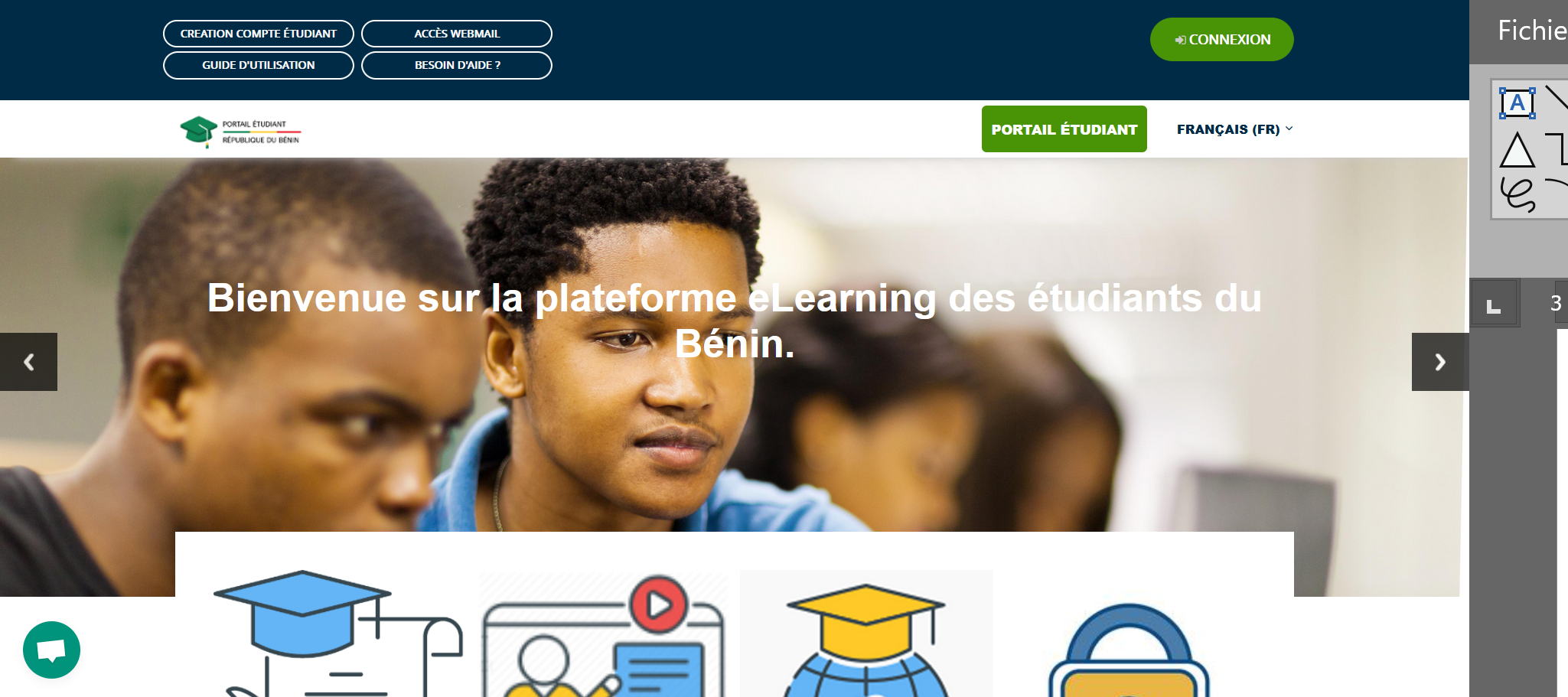 Projet e-learning multi-universités pour le Ministère de l’Enseignement Supérieur Bénin